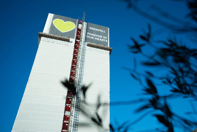 Grenfell Tower in west London