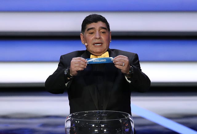He played his part at the draw for the 2018 World Cup in Russia