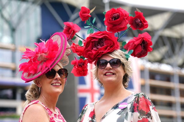 Meanwhile, some racegoers opted for spectacle rather than shade when they picked their hats 