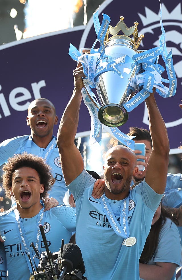 Vincent Kompany was at the heart of four Premier League title wins