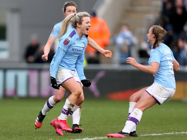 Lauren Hemp has been with Manchester City since 2018 (Richard Sellers/PA).