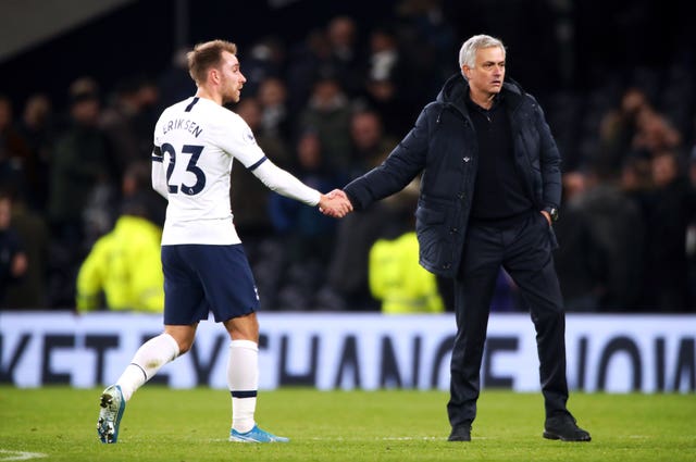 Jose Mourinho will play Christian Eriksen at Boro 