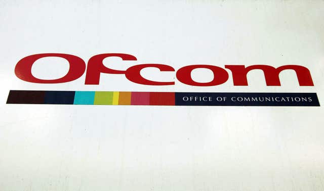 Ofcom (Yui Mok/PA)