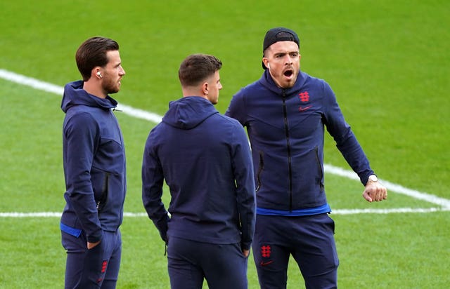 The England players arrived