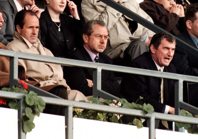 George Graham (left) worked with Pleat at Tottenham (PA)