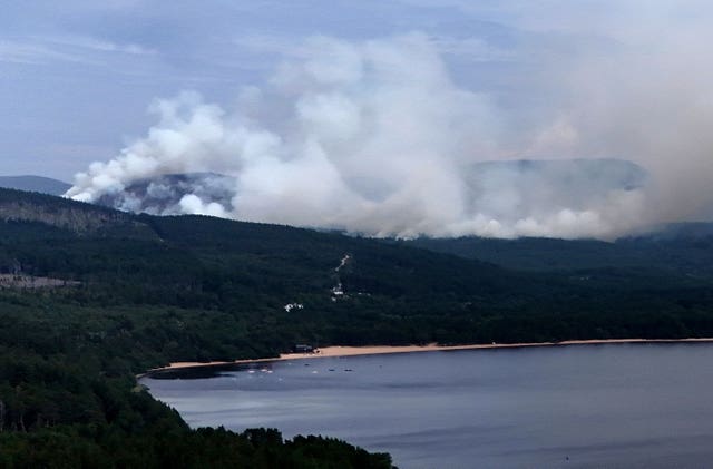 Scottish wildfire