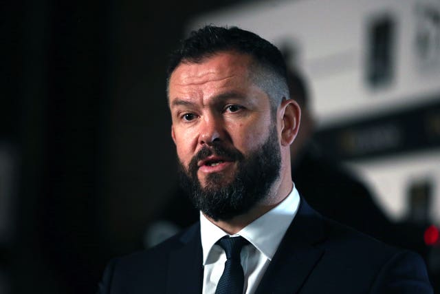 Ireland coach Andy Farrell has spoken to son Owen about Saracens' relegation