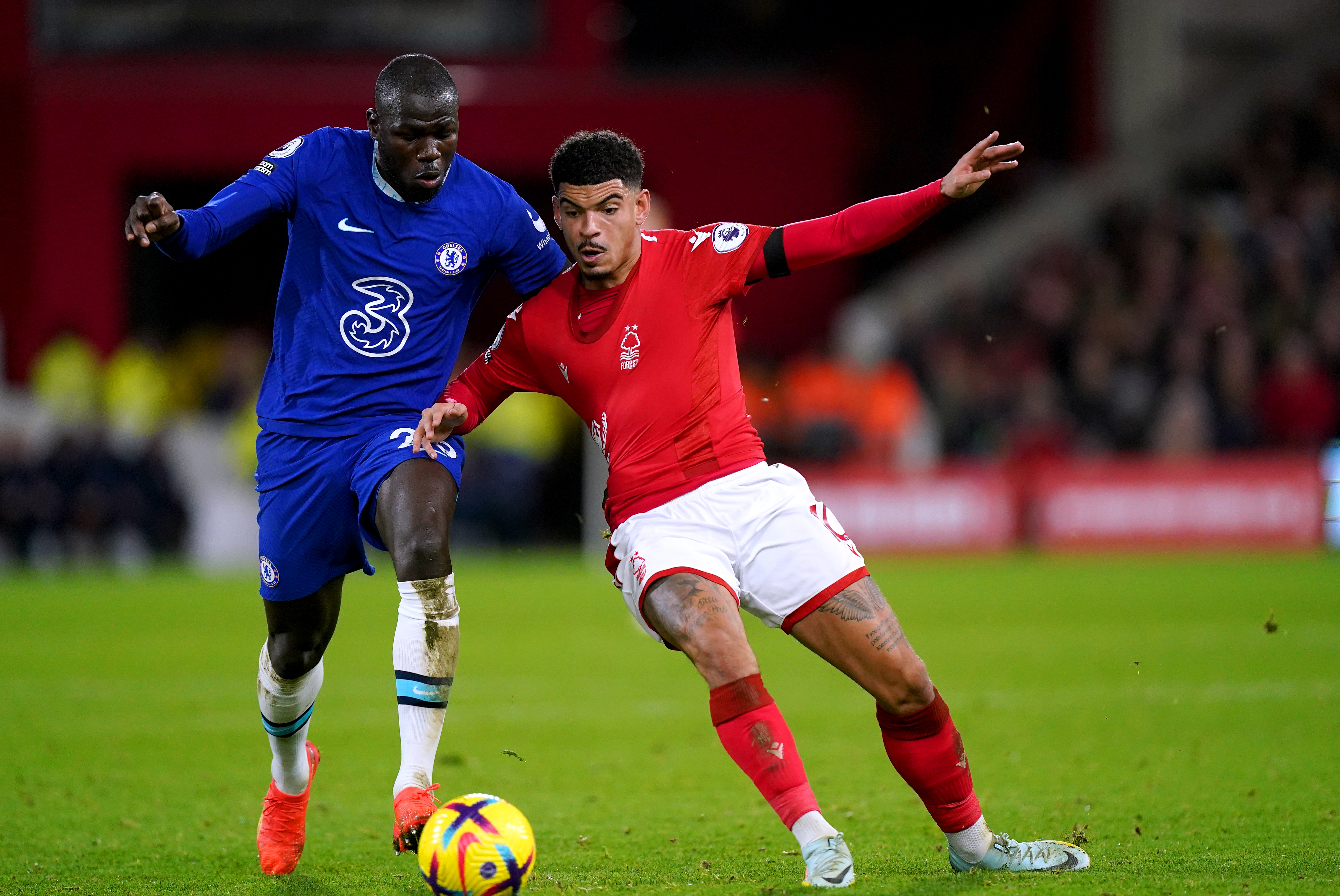 Kalidou Koulibaly (left) spent just one season at Chelsea