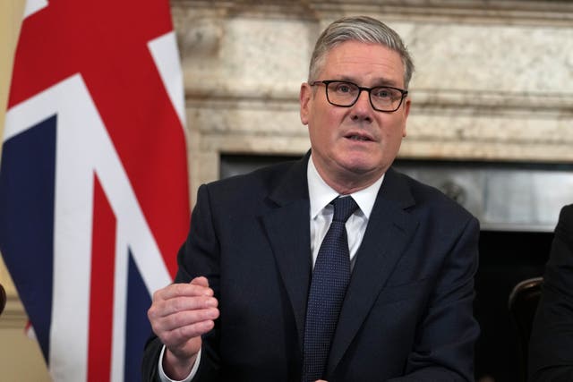 Prime Minister Sir Keir Starmer delivers remarks at the top of the weekly Cabinet meeting to mark the fourth anniversary of Russia’s full-scale invasion of Ukraine, at 10 Downing Street, London