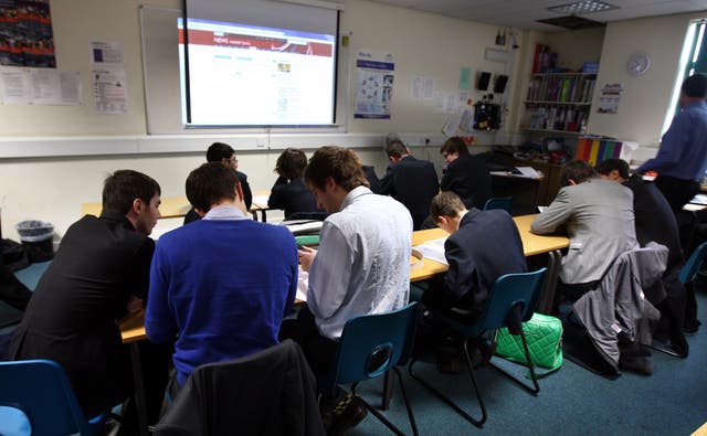 Students need to have more time for collaborative learning (David Davies/PA)