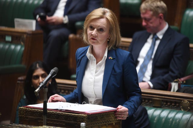 Foreign Secretary Liz Truss told MPs the UK remains