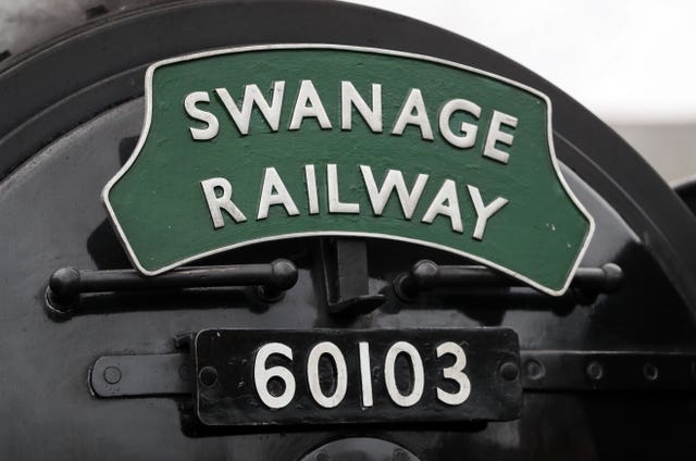 Flying Scotsman railway signage