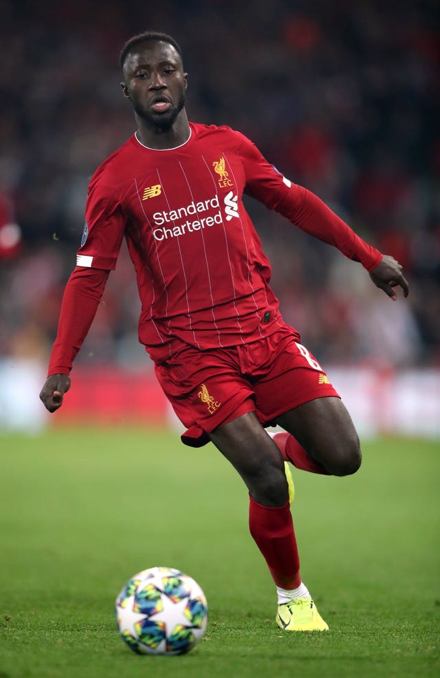 Naby Keita has joined Liverpool's lengthening injury list