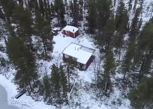 Beech lived in this property in Sweden as he tried to evade justice (CPS/PA)