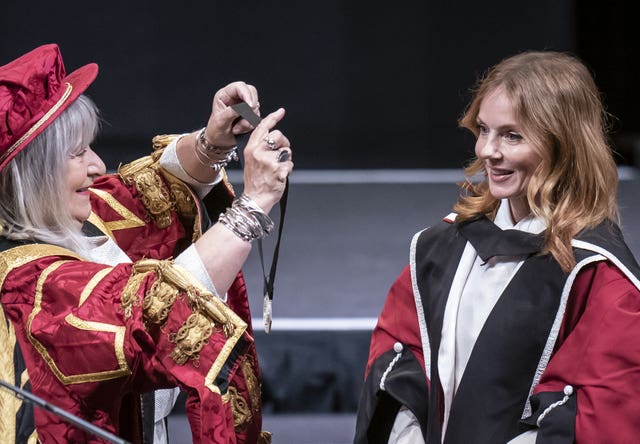 Geri Halliwell-Horner honorary doctorate