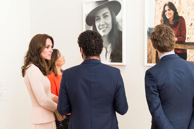 Royal visit to the National Portrait Gallery