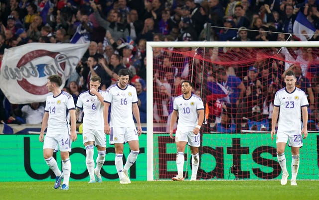 Scotland were beaten by France last time out