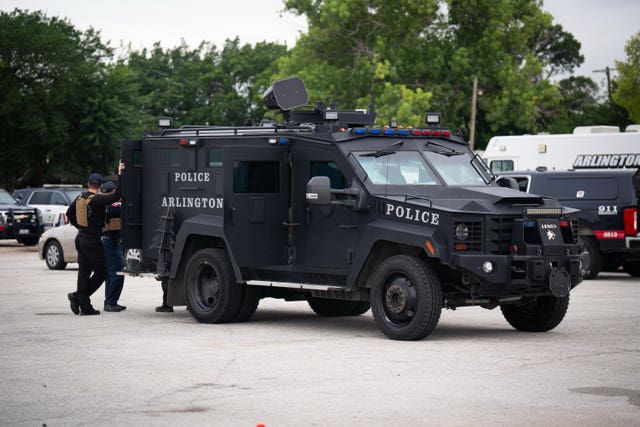 Police armoured vehicle