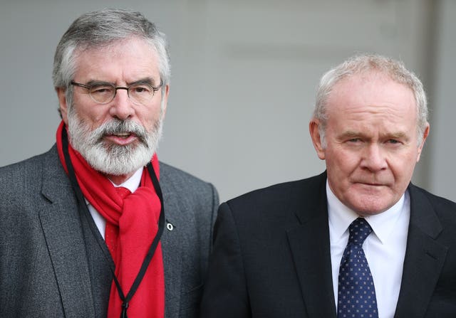 Gerry Adams and Martin McGuinness