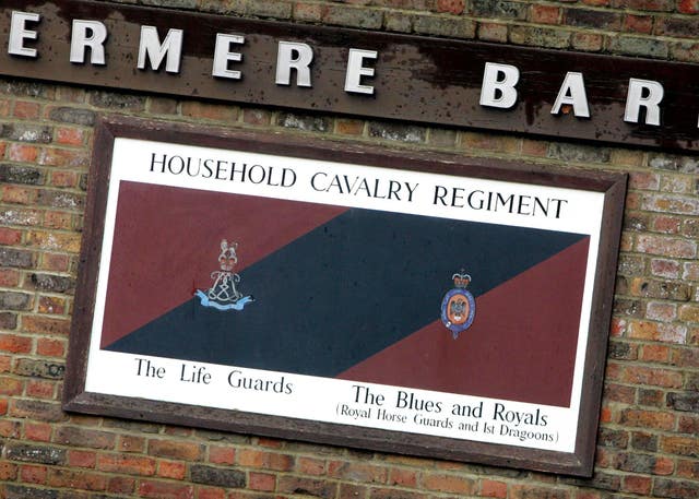 The Household Cavalry Regiment is based at Combermere Barracks (Tim Ockenden/PA)