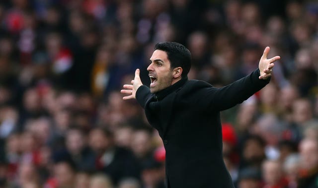 Arsenal manager Mikel Arteta has been diagnosed with coronavirus (Bradley Collyer/PA)