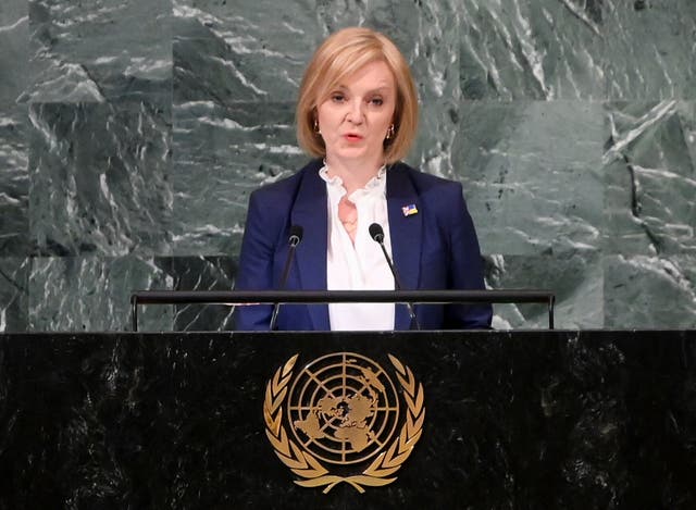 Liz Truss visit to US for the United Nations General Assembly