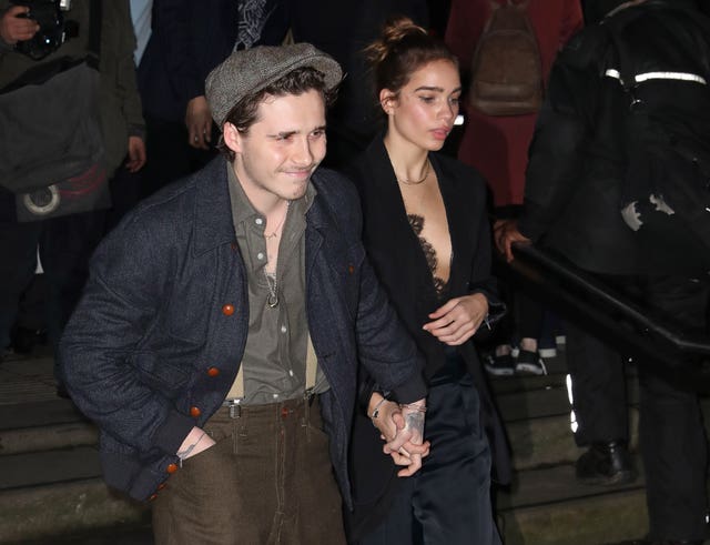 Brooklyn Beckham and Hana Cross