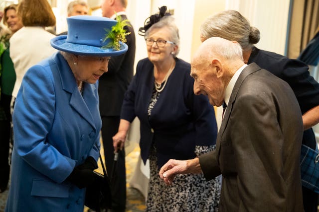 The Queen at the RAF Club