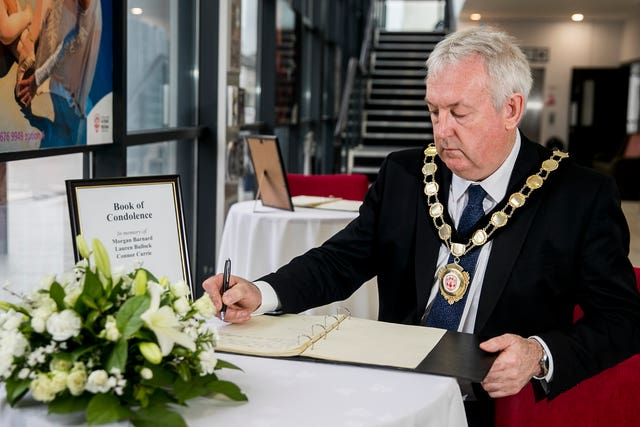 Chairman of Mid Ulster District Council Sean McPeake 