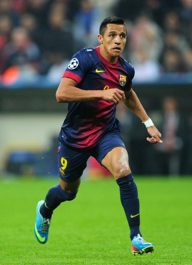 Sanchez played under Guardiola at the Nou Camp