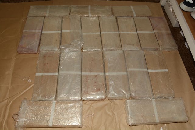 Heroin seized by police at an address in Bradford