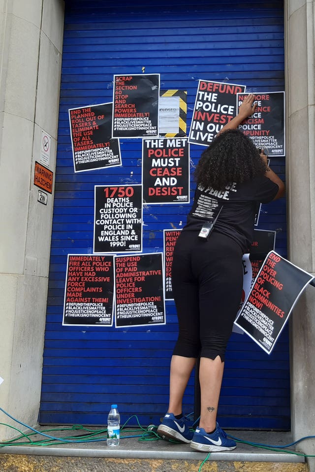 Tottenham police station protest