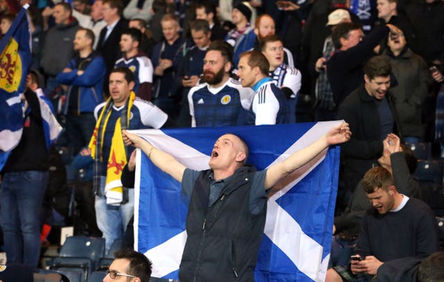 Will Scotland be backed by many home fans on Sunday?