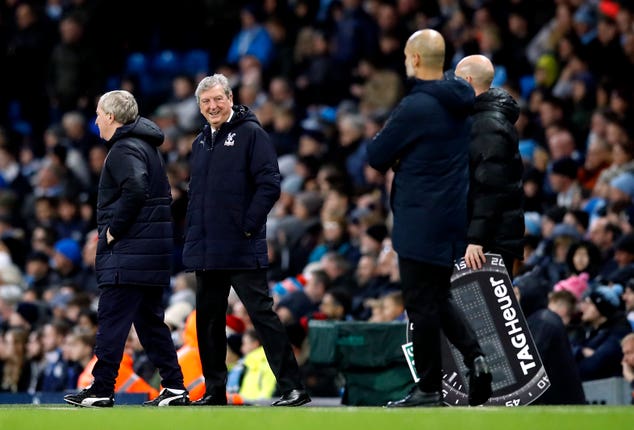 Roy Hodgson got the better of Pep Guardiola in 2018