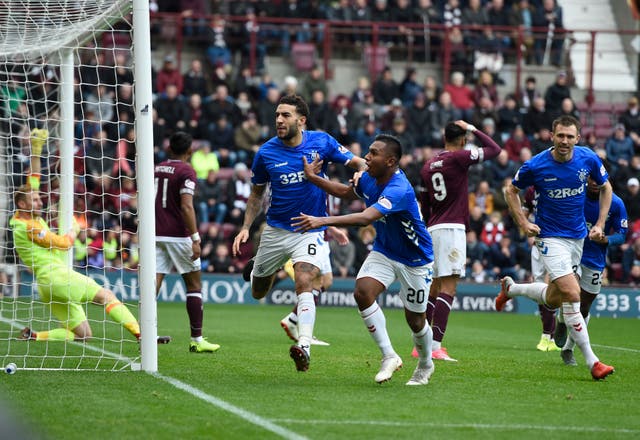 Heart of Midlothian v Rangers – Ladbrokes Scottish Premiership – Tynecastle Stadium