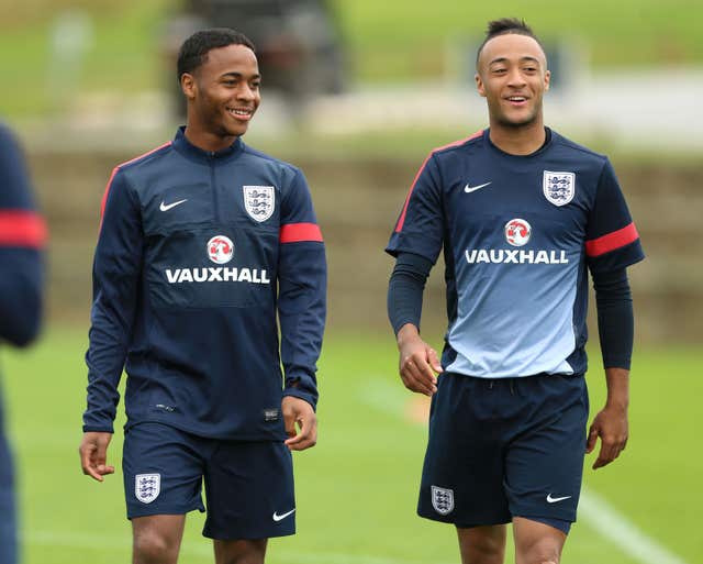 Raheem Sterling, left, and Nathan Redmond, right, were team-mates for England Under-21s