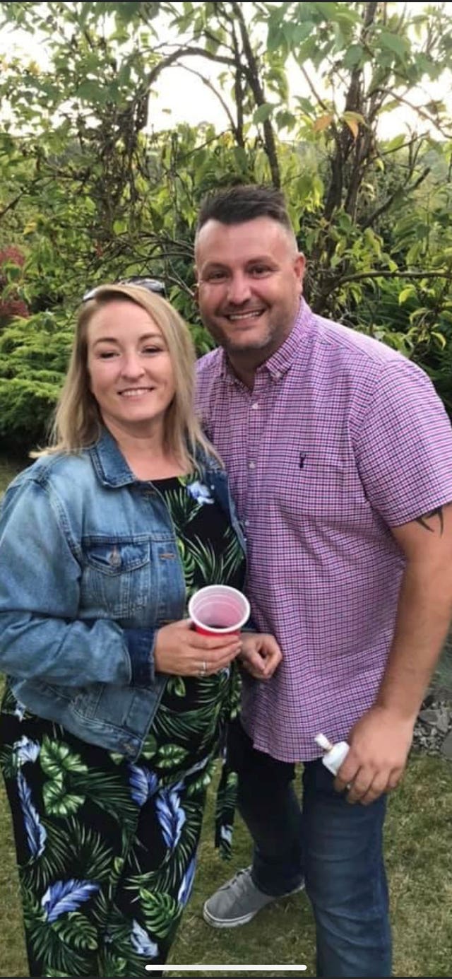 Cerys and her husband Phil