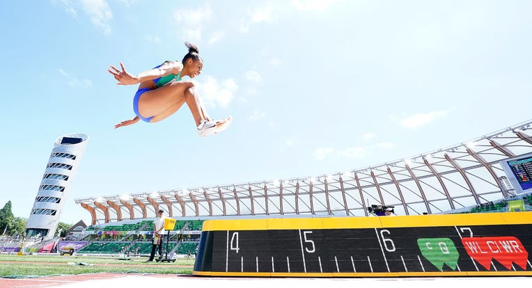 Brazilian long-jumper Elaine Martins