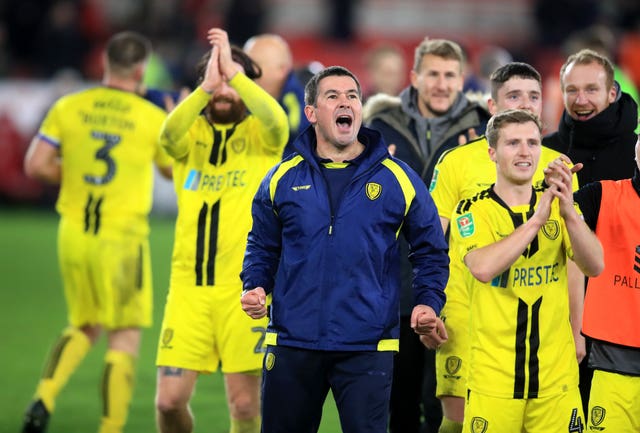 Nigel Clough has guided Burton into the last four