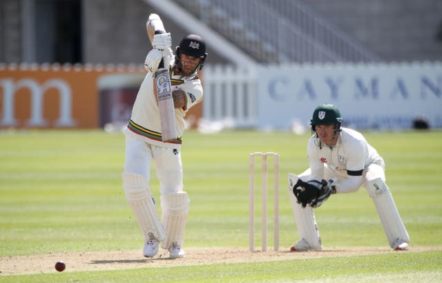 Gloucestershire’s Chris Dent was eight short of a century against Worcestershire in the Bob Willis Trophy