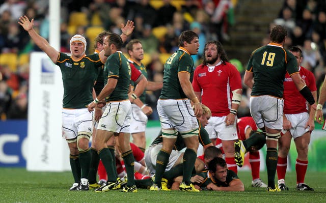 Rugby Union – IRB Rugby World Cup 2011 – Pool D – South Africa v Wales – Wellington Regional Stadium