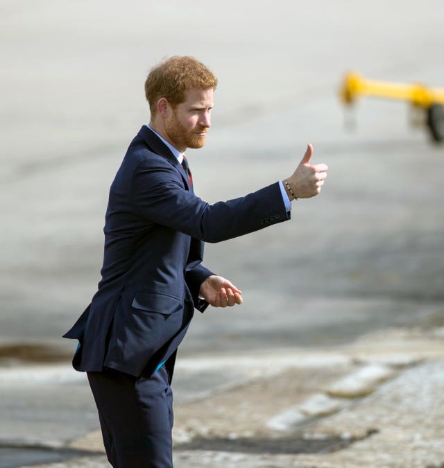 Prince Harry visit to Army Aviation Centre