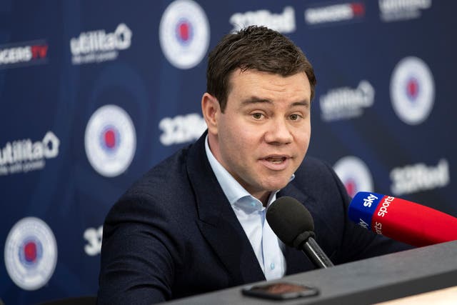 Ross Wilson joined Rangers as sporting director last year