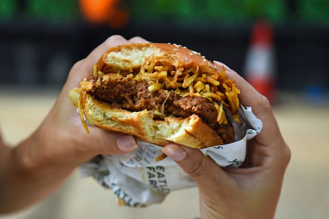 Meat free burger