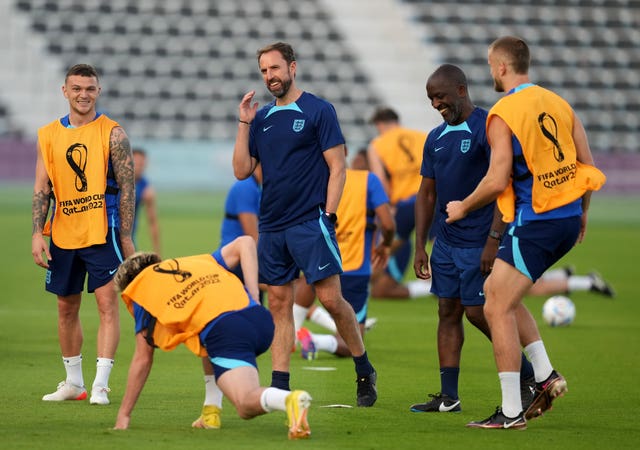 James Maddison was not present at England's training session on Sunday