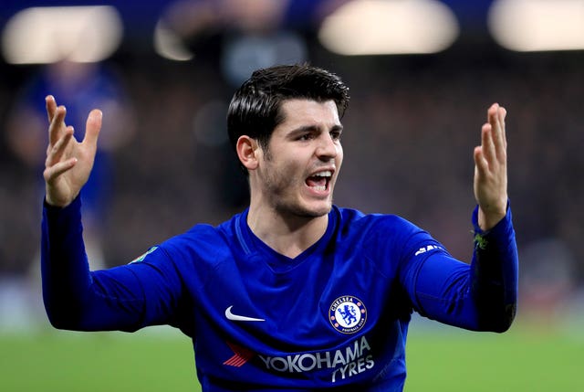 Out-of-form striker Alvaro Morata is currently sidelined