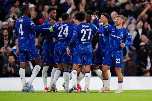 Chelsea celebrating