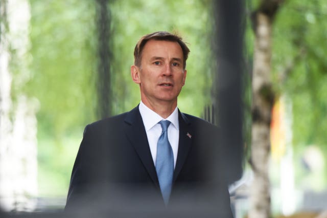 Foreign Secretary Jeremy Hunt