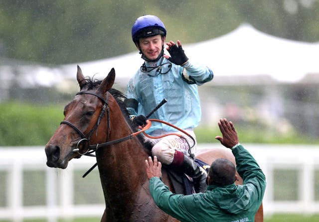 Oisin Murphy after winning aboard Quickthorn at Royal Ascot