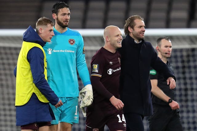 Naismith has been joined by Craig Gordon and Robbie Neilson 